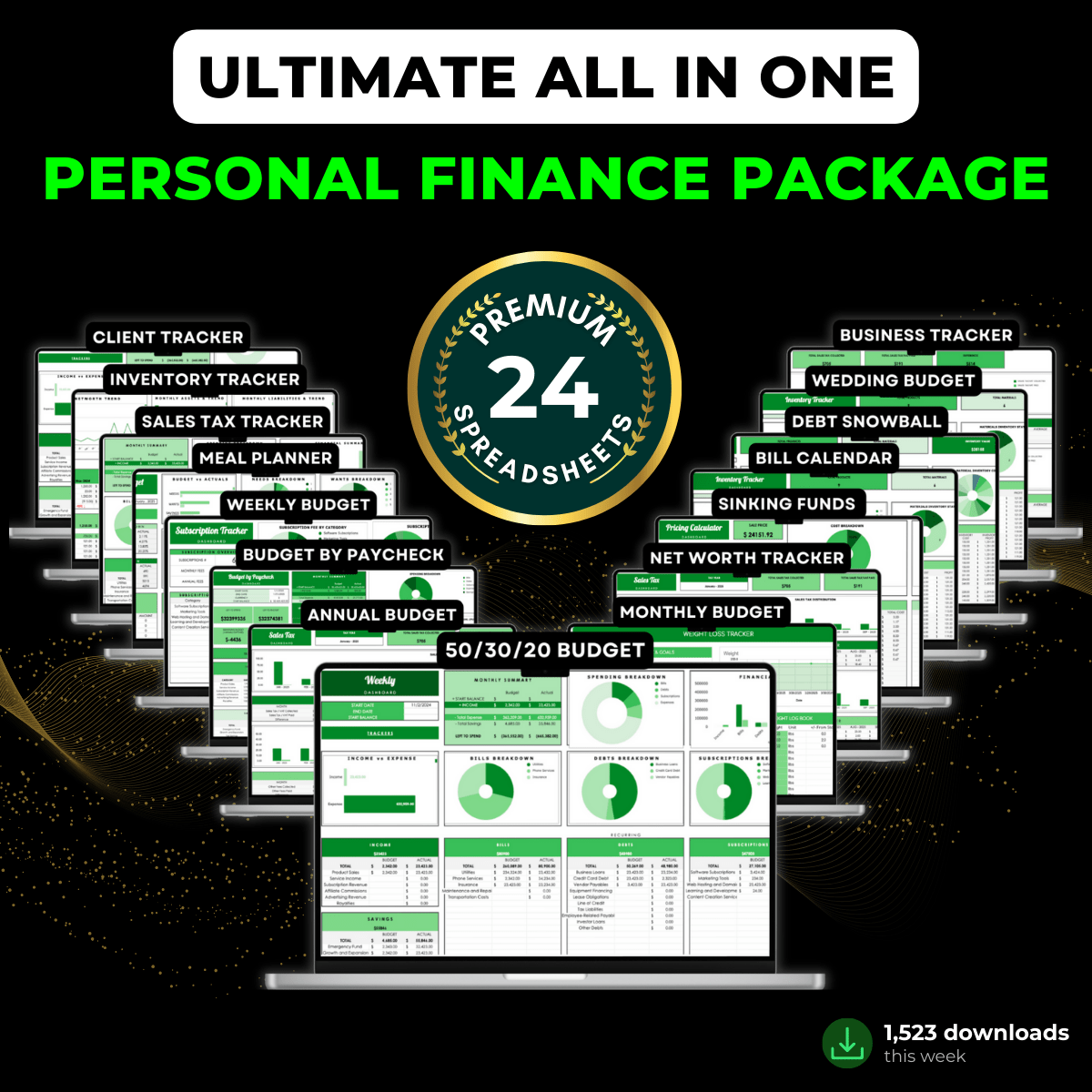 #1 Bundle: All-in-one Personal Finance Package