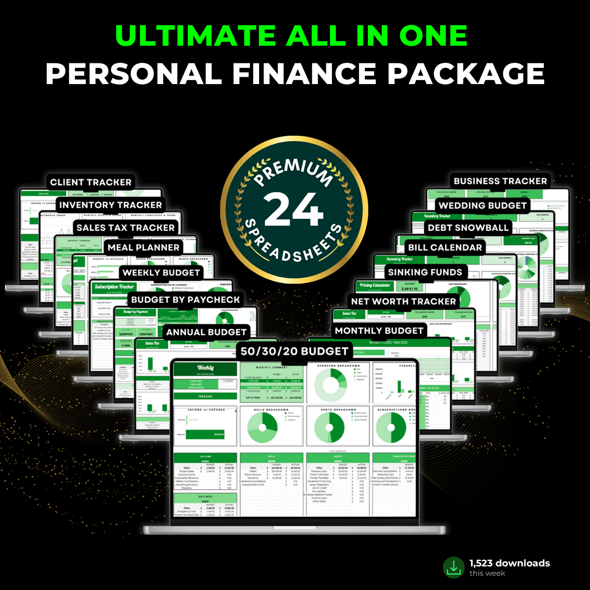 #1 Bundle: All-in-one Personal Finance Package