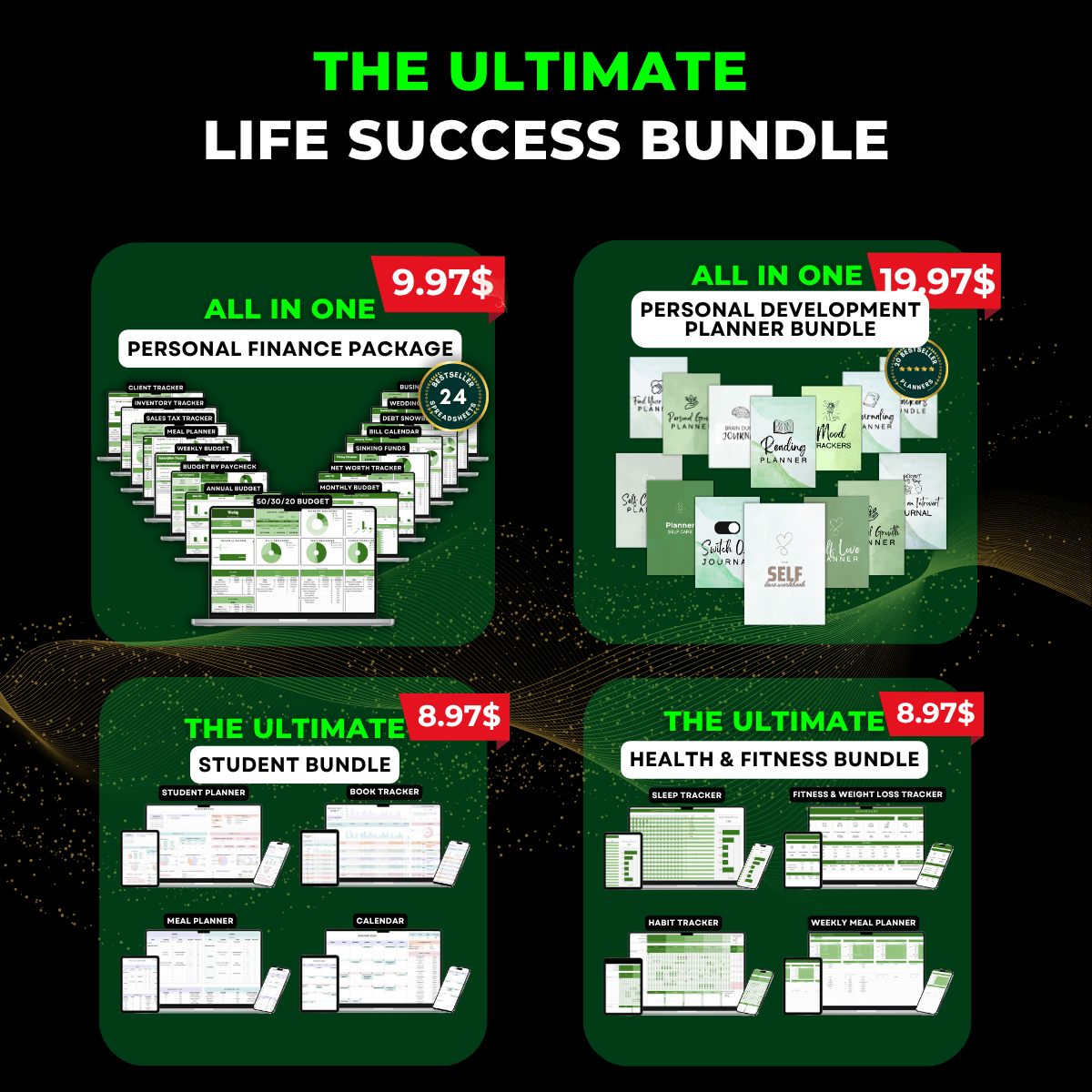 #1 Bundle: All-in-one Personal Finance Package