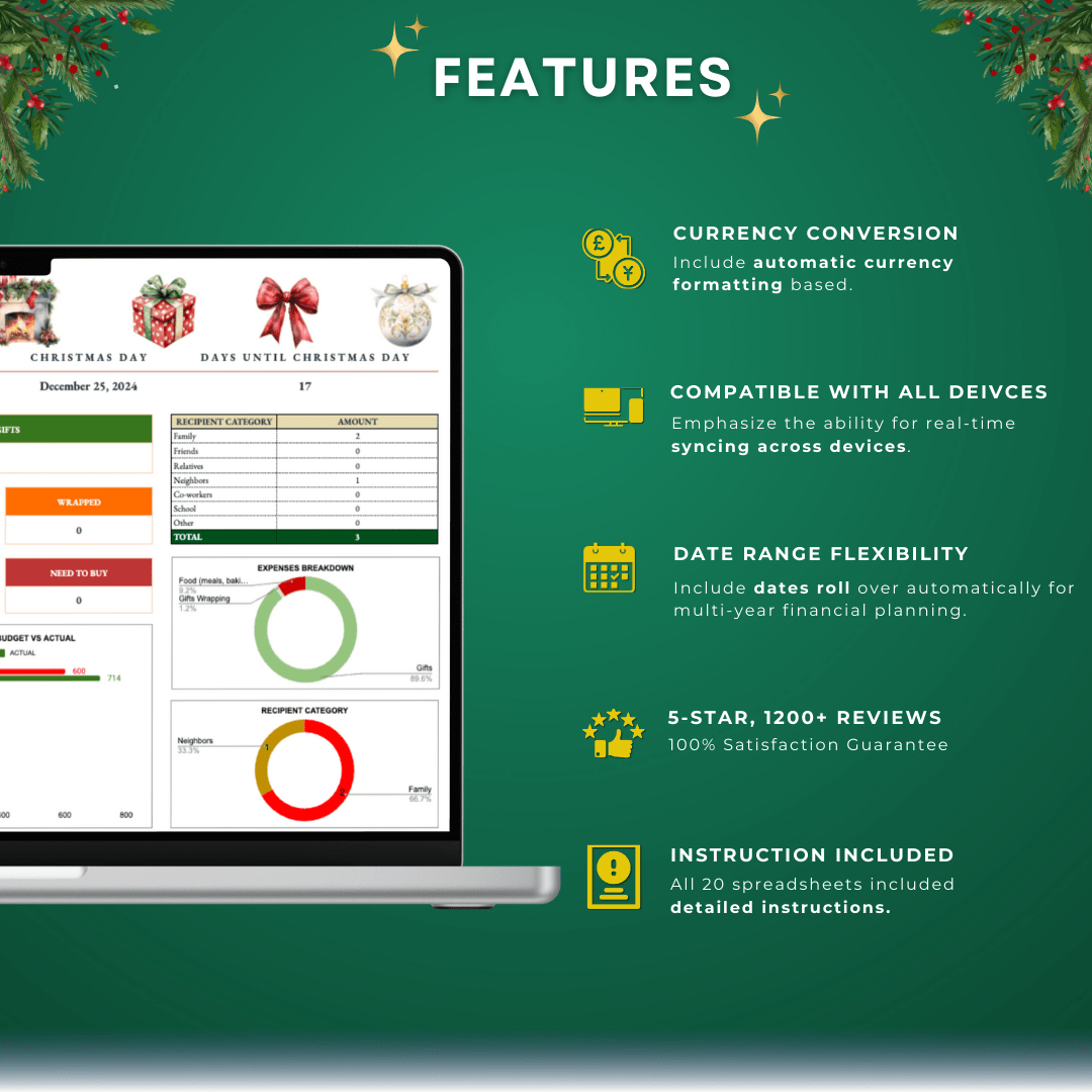 Christmas Planner - Budget & Gift Tracker 🎄