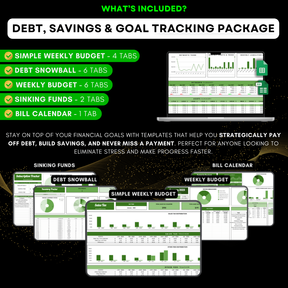 #1 Bundle: All-in-one Personal Finance Package