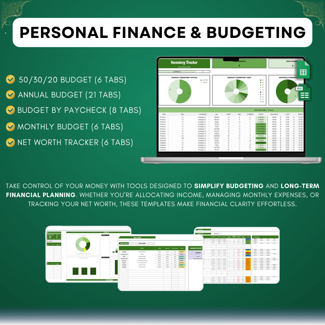 #1 Bundle: All-in-one Personal Finance Package