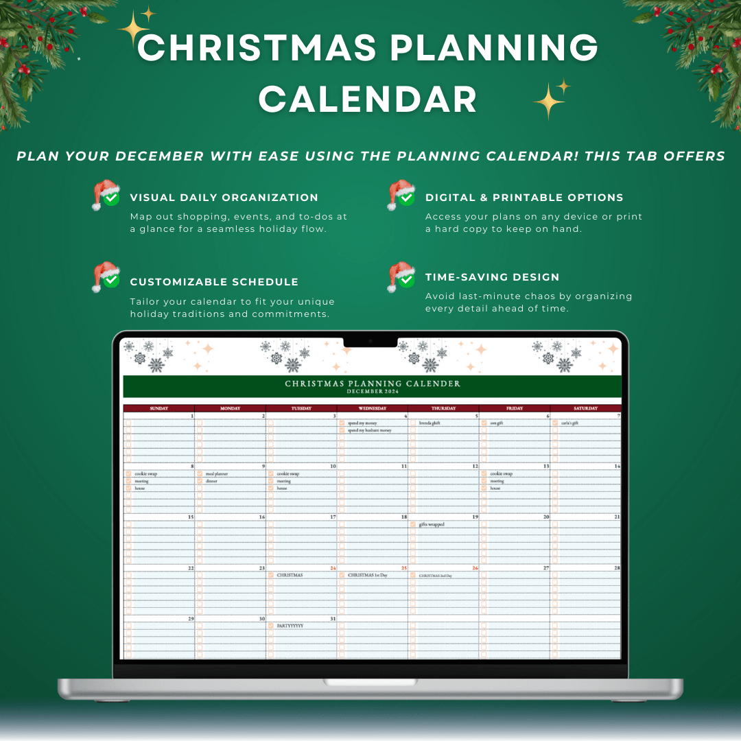 Christmas Planner - Budget & Gift Tracker 🎄