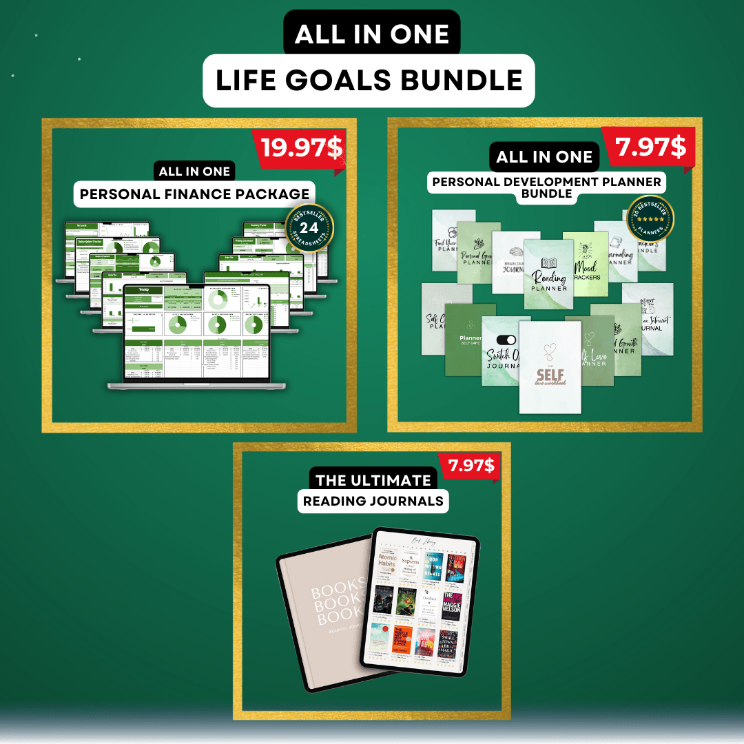 #1 Bundle: All-in-one Personal Finance Package